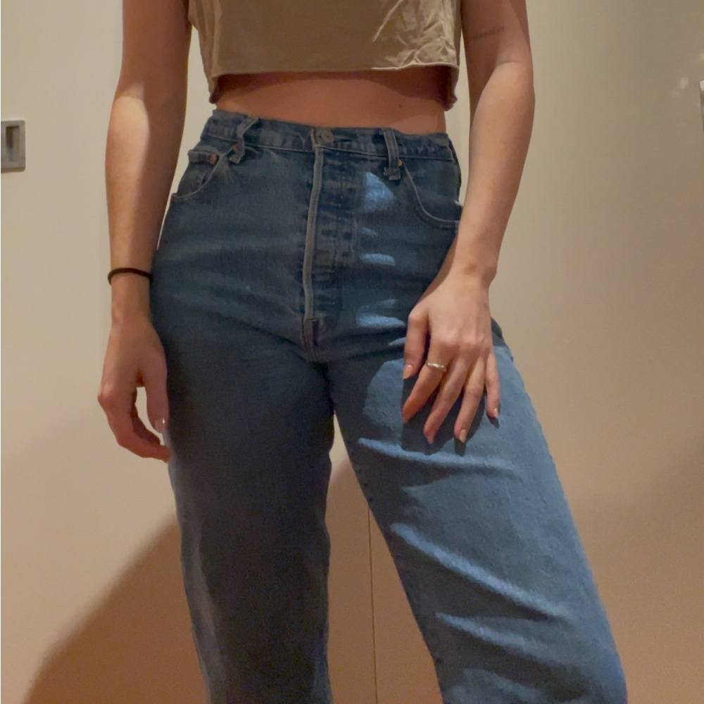 Levi's Blue Straight Leg Women's Jeans